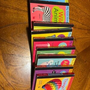 Colorful Children's Board Learning Books Set